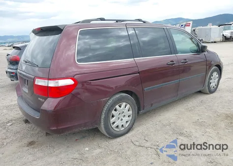 2007 Honda Odyssey Lx из США, поврежденный, VIN 5FNRL38207B022095